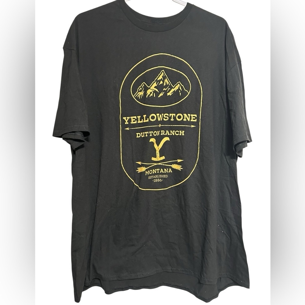 Yellowstone Dutton Ranch Unisex Short Sleeve Graphic Tee Size 3XL